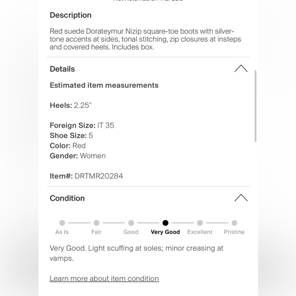 Dorateymur Red Boots - Picture 6 of 6